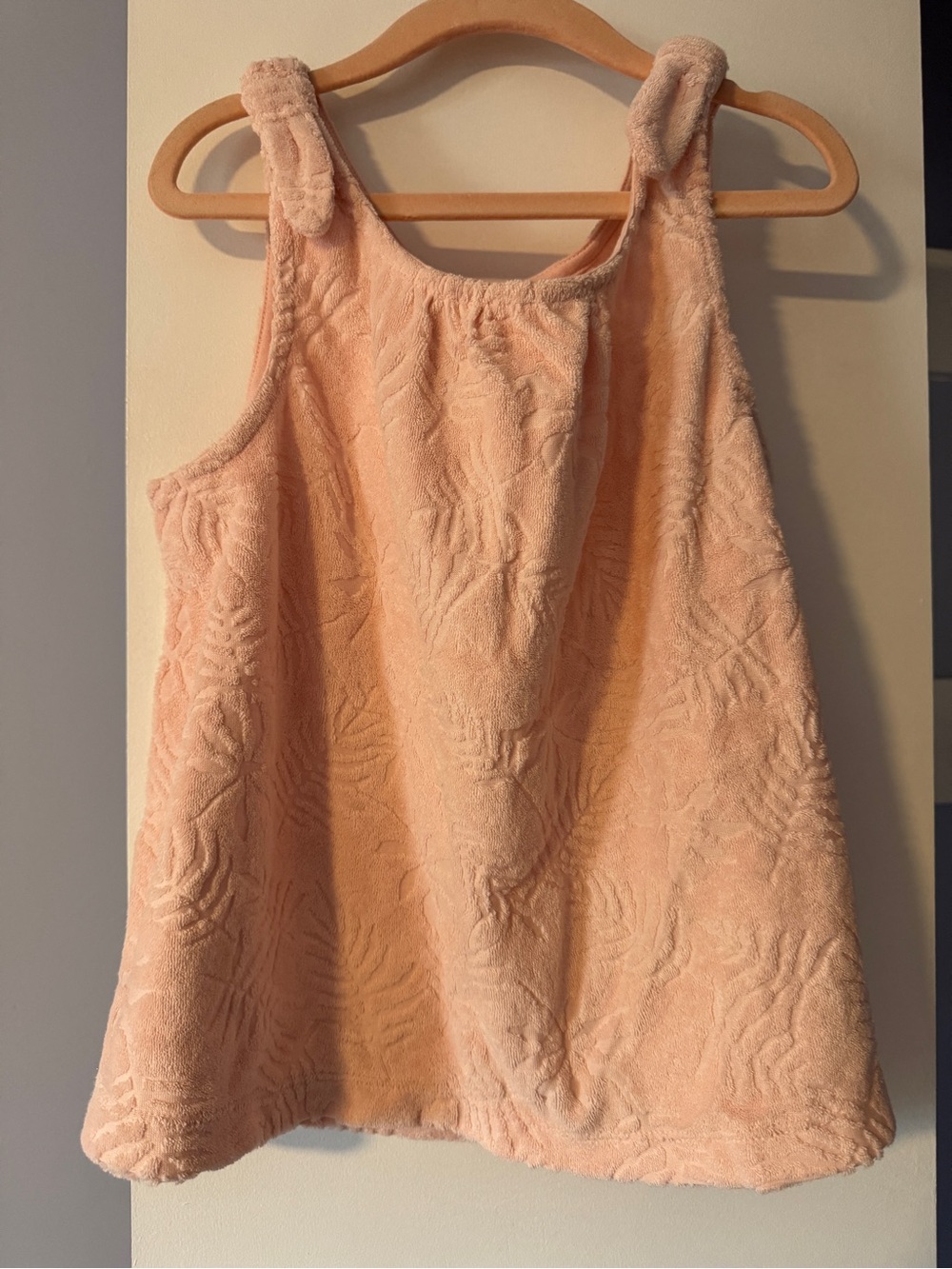 Janie and Jack Plush Pink Terry Tank